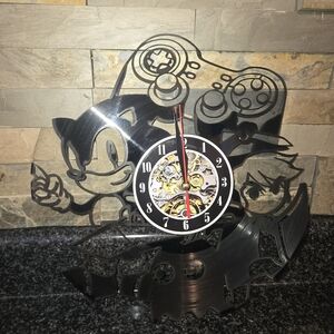Gaming Themed Black Wall Clock